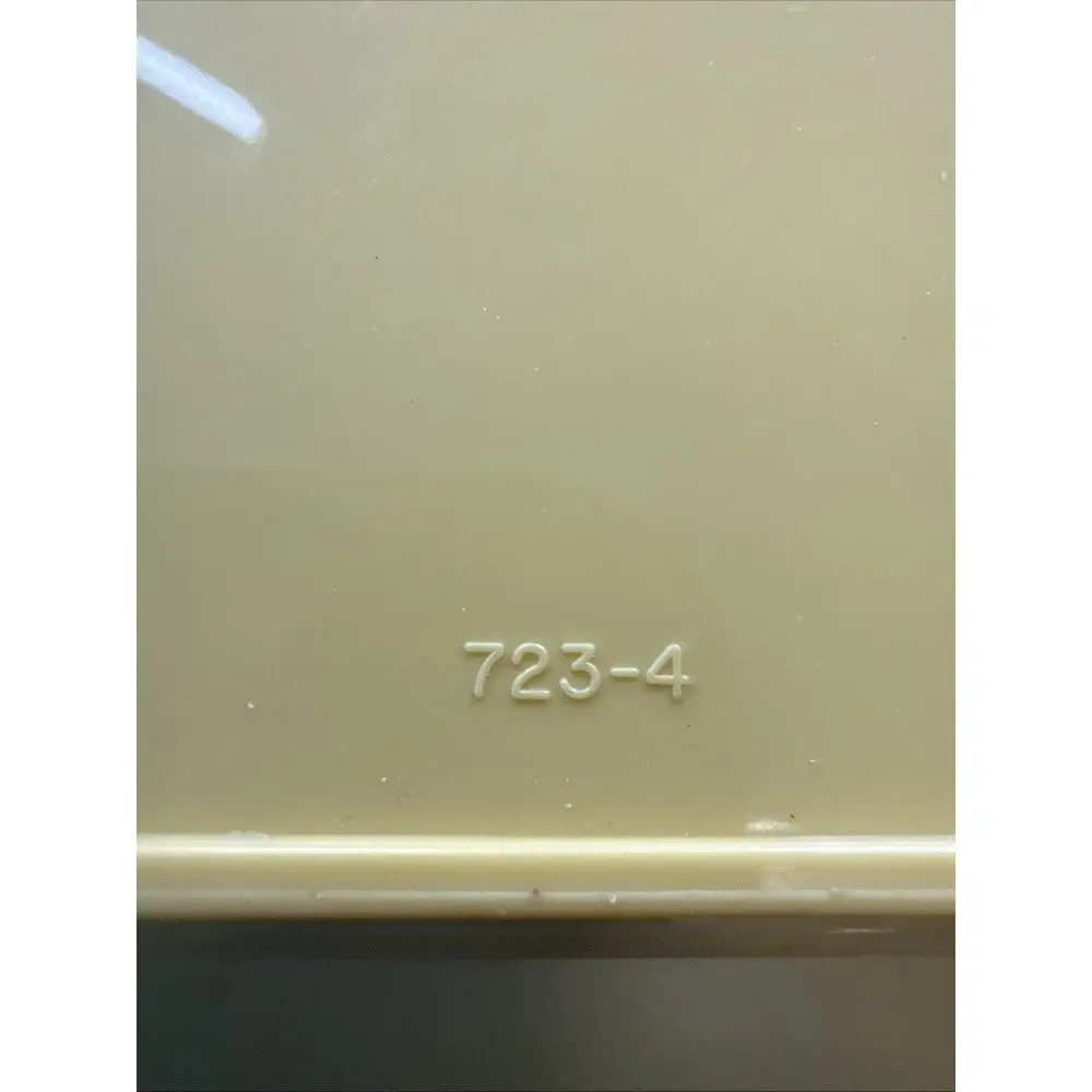 Vintage Tupperware Deviled Egg Keeper Carrier Tray Container Harvest Gold 723